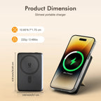 10,000 mAh Magnetic Power Bank Wireless Charger Portable Fast Charging 22.5W